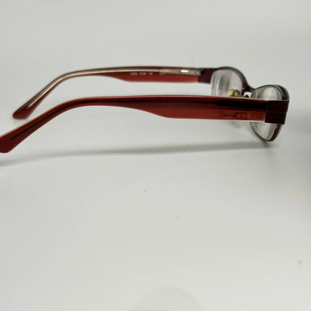 Genesis Altair G5002 Plum Purple Rectangular Eyeglass Frames 51-18-130